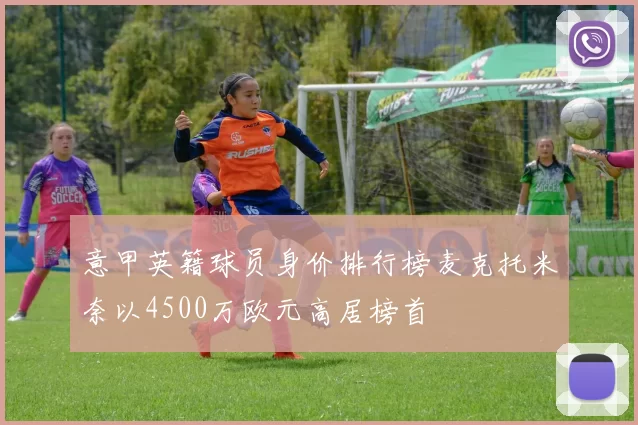 意甲英籍球员身价排行榜麦克托米奈以4500万欧元高居榜首